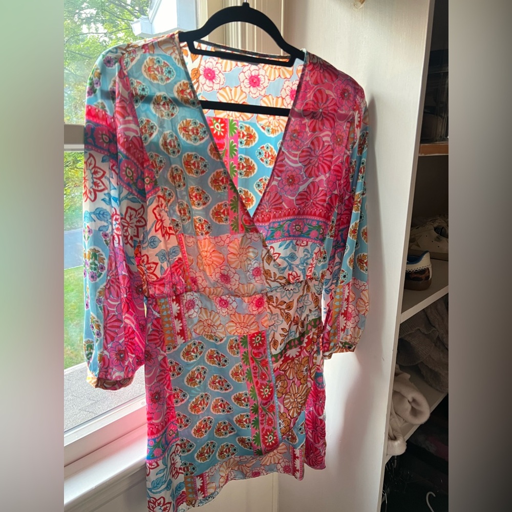 Zara printed dress